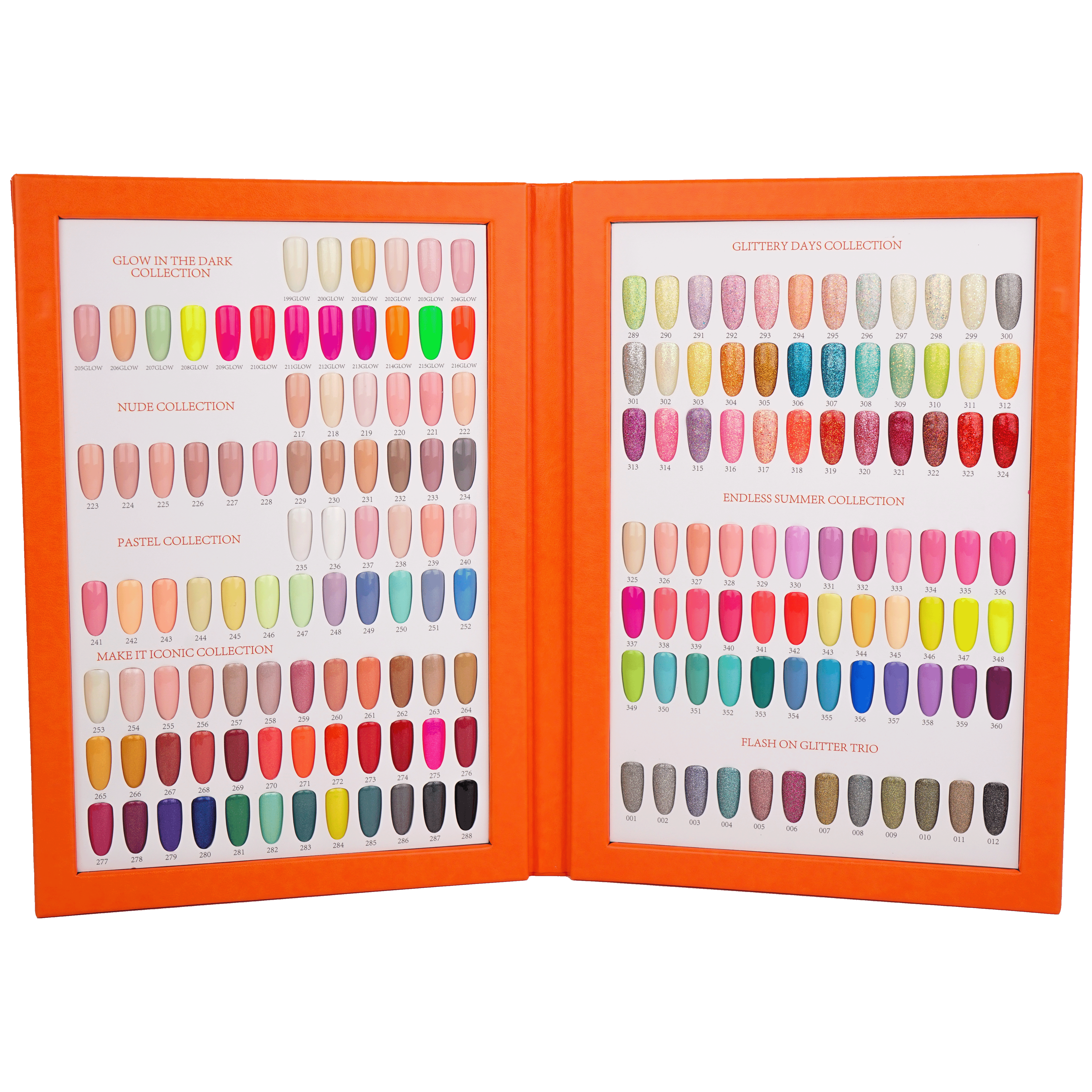 Premade Sample Book 4-in-1 Whole Set (360 colors)